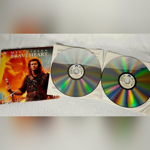 Laser Disc Movie Set Braveheart Wide-screen edition VINTAGE - Picture 9 of 15